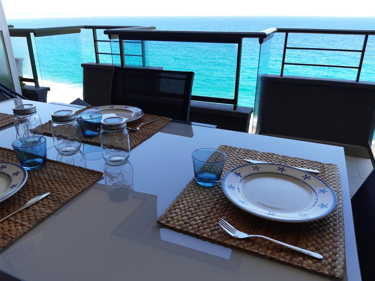 Apartamento Vistas Mar Primera Linea Playa Platja d'Aro Esterno foto